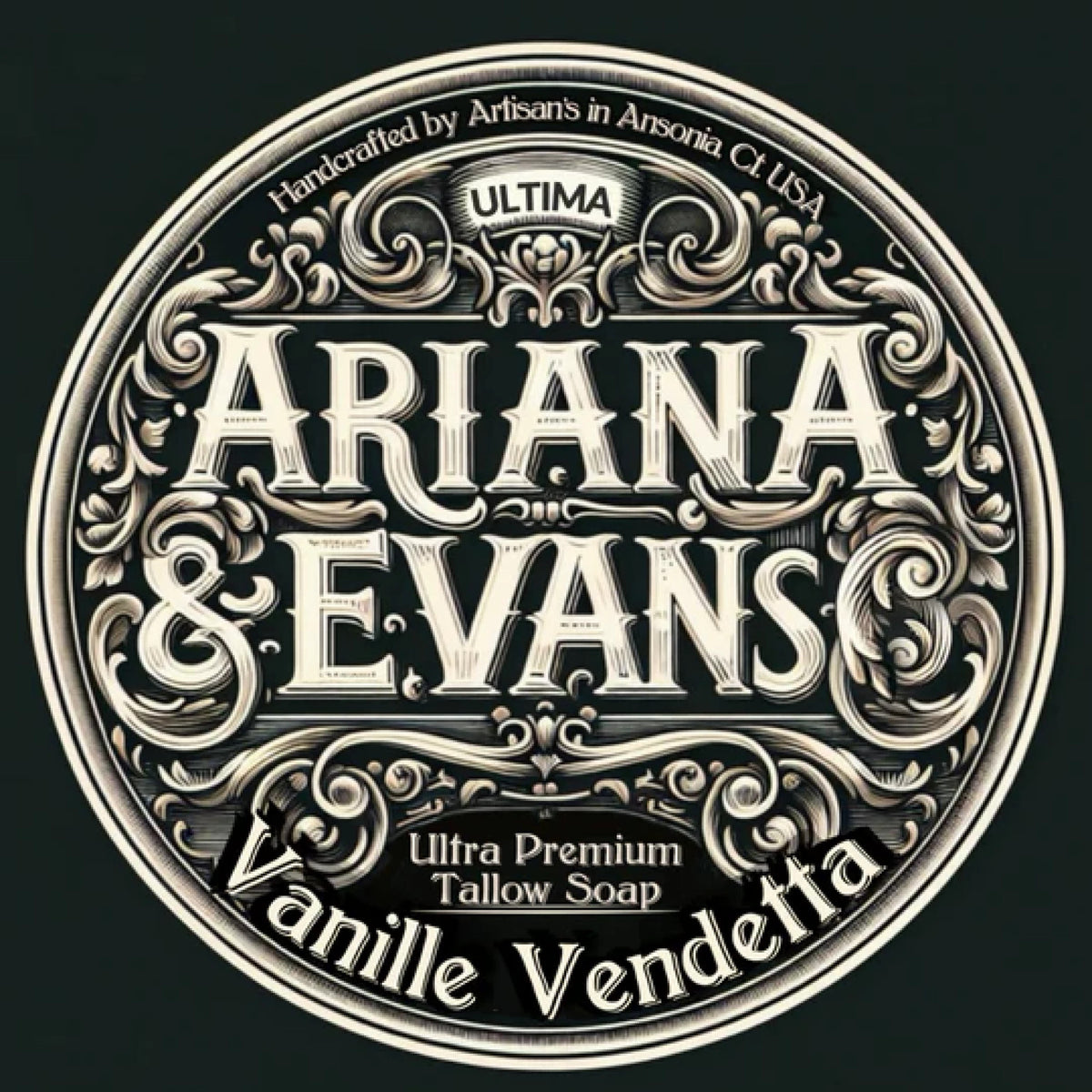 Ariana & Evans Ultima Shaving Soap - Vanille Vendetta, Long-Lasting Spicy Vanilla