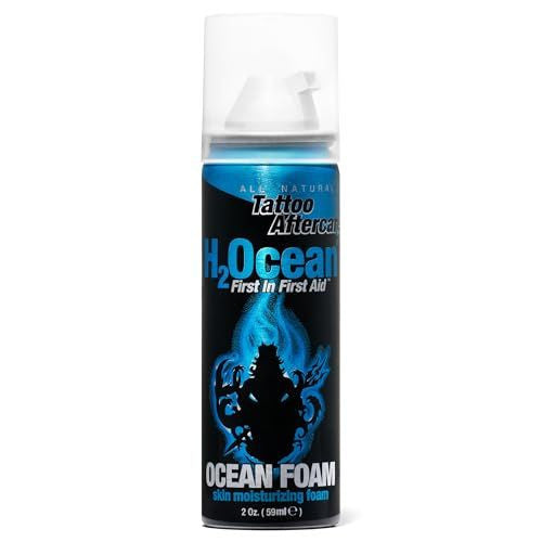 Tattoo Aftercare Foam – 2oz Sea Salt Healing Foam for Ink Protection