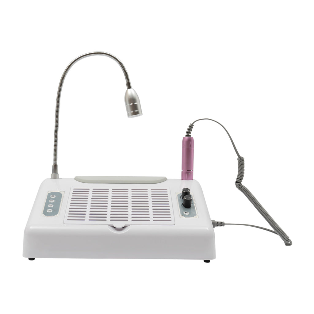 5-in-1 Nail Drill & UV LED Lamp Dryer Vacuum Cleaner for Manicure Pedicure