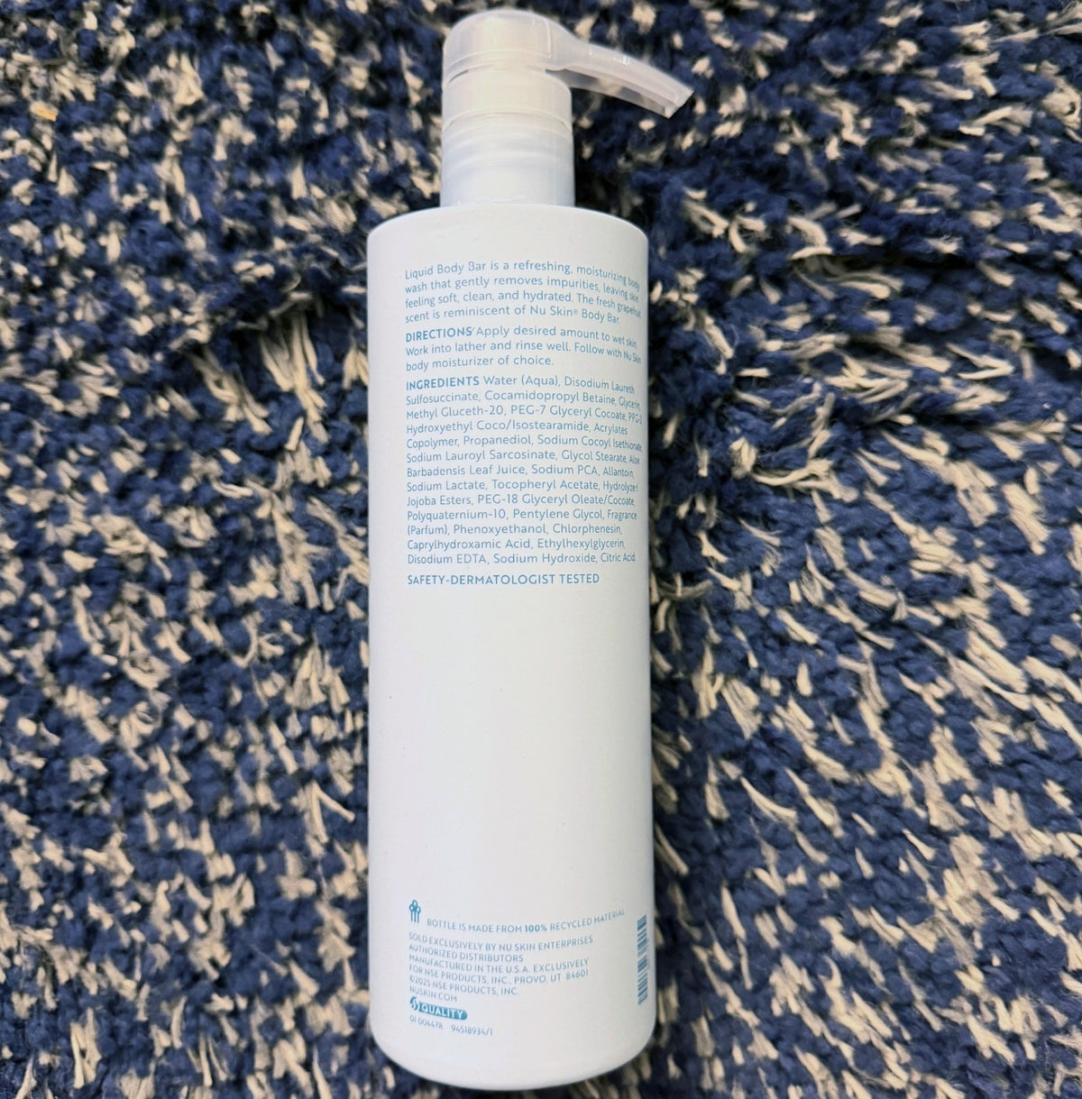 Nu Skin Liquid Body Bar Moisturizing Shower Gel 500ml / 16.9 fl oz