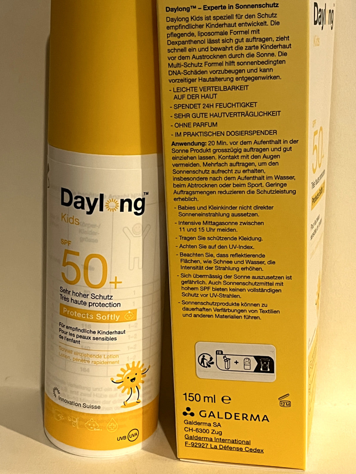 Kids SPF 50+ Liposomal Sun Lotion 150ml - Water Resistant, UVA/UVB Protection