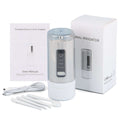 Cordless Water Flosser Oral Irrigator Teeth Cleaner with Tongue Scraper