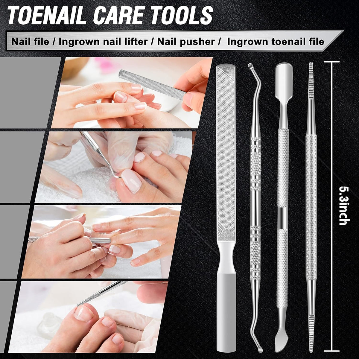 Heavy Duty Toenail Clippers for Seniors Thick Toenails Large Toe Nail Clippers
