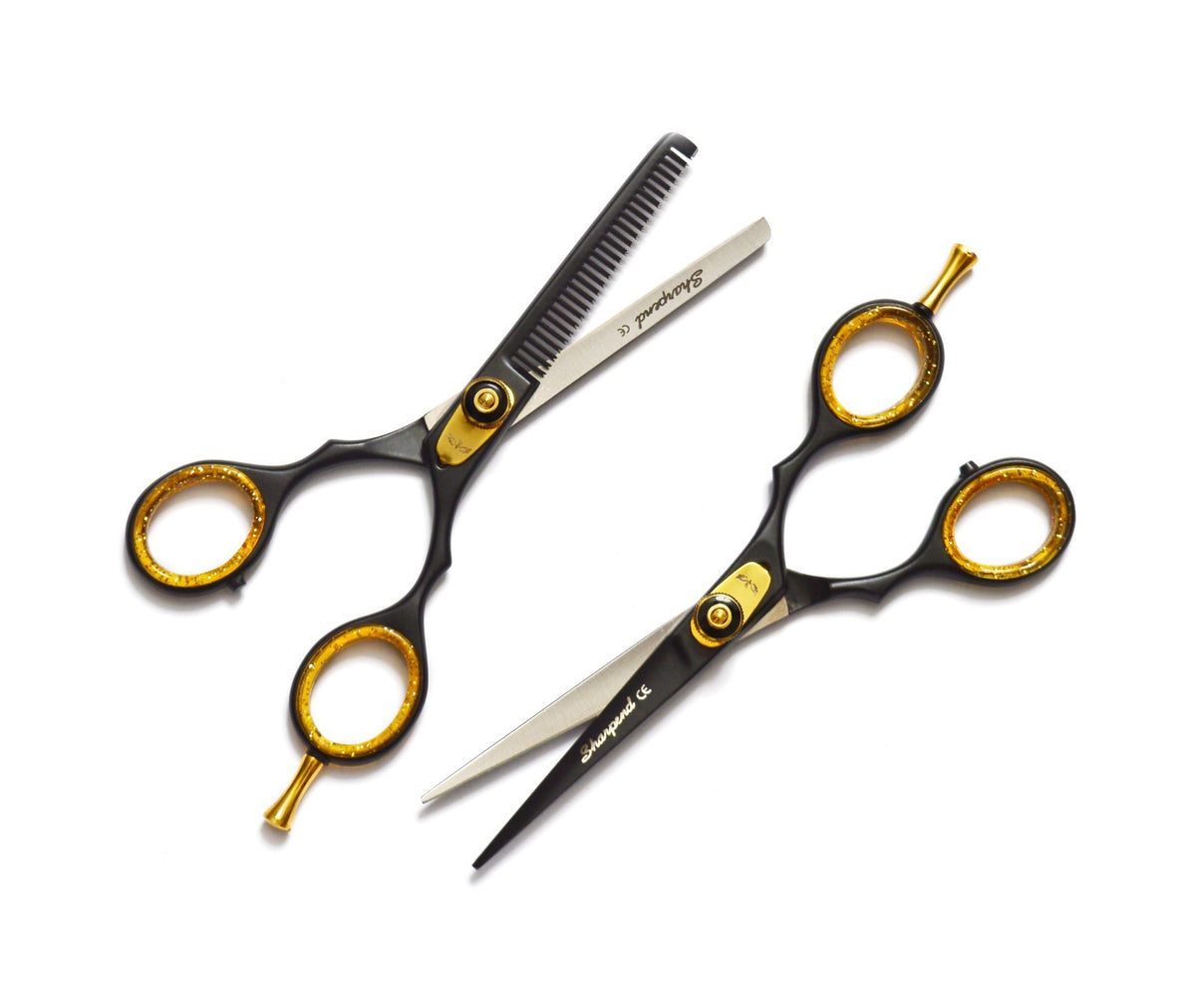 Professional Hairdressing Thinning & Cutting Scissors Set - 5.5 Inch with Razor & Pouch