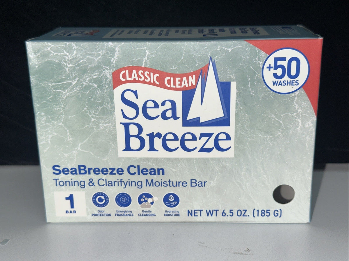 Sea Breeze Moisturizing Toning Bar Soap - 6.5oz Pack of 10