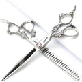 Professional Hairdressing Scissors Set - 7 Inch Stainless Steel Salon Shears