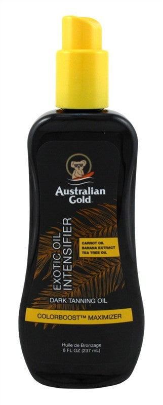 Australian Gold Dark Tanning Oil 8oz - 3 Pack Exotic Skin Nourishment