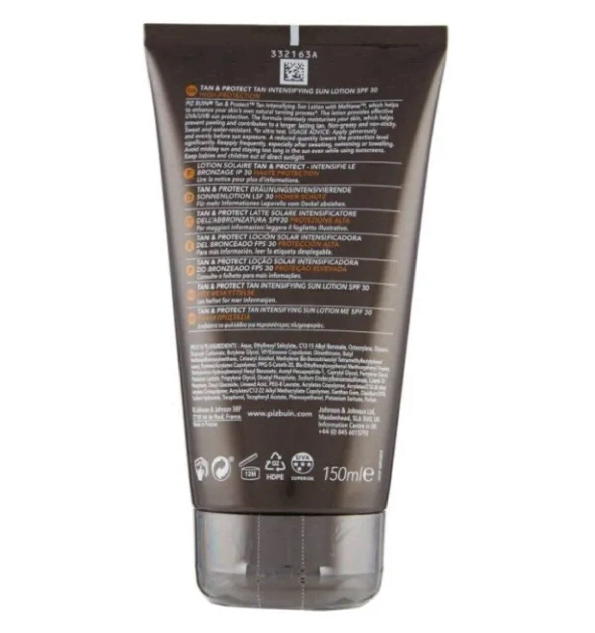 Piz Buin SPF 30 Tan Intensifying Lotion 150ml - Sun Protection & Skin Nourishment