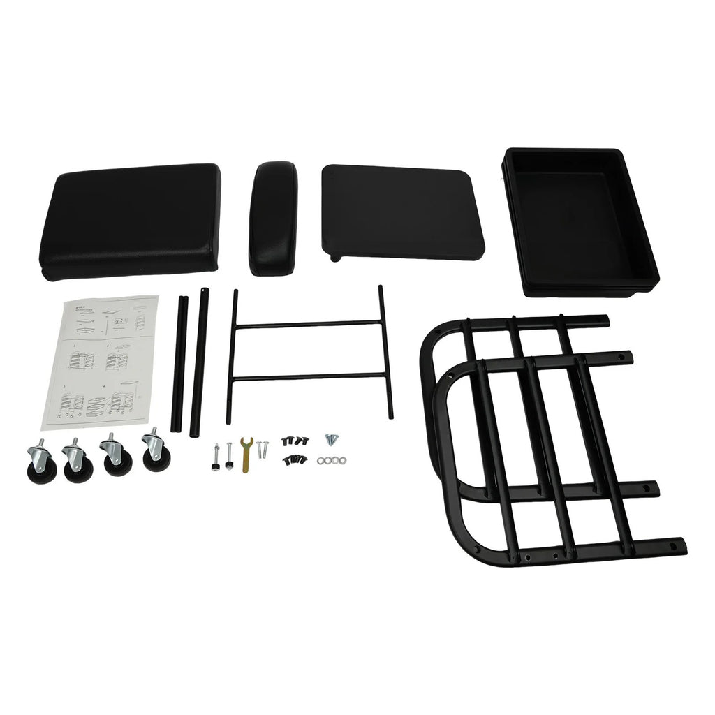 Salon Storage Trolley Cart with 3 Drawers & 360° Rotating Hand Rest - Professional Nail & Beauty Station
