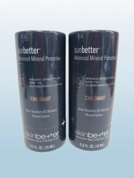 SPF 75 Mineral Sunscreen SPF 75, 0.5 oz Pack of 2 - Advanced UV Protection