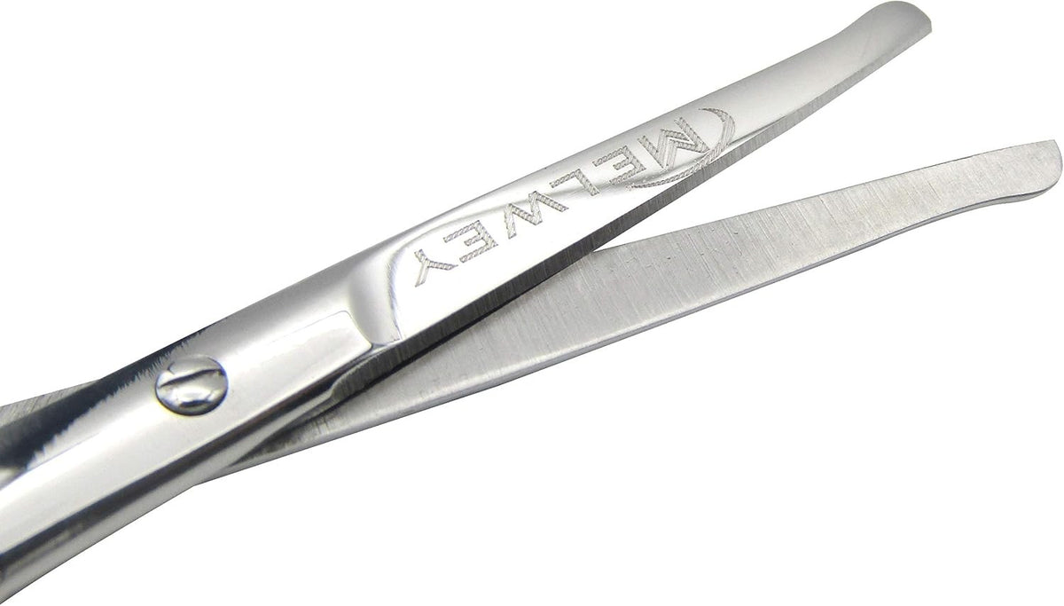 Nose and Beard Scissors 3.7-Inch Safety Rounded Tip Grooming Shears