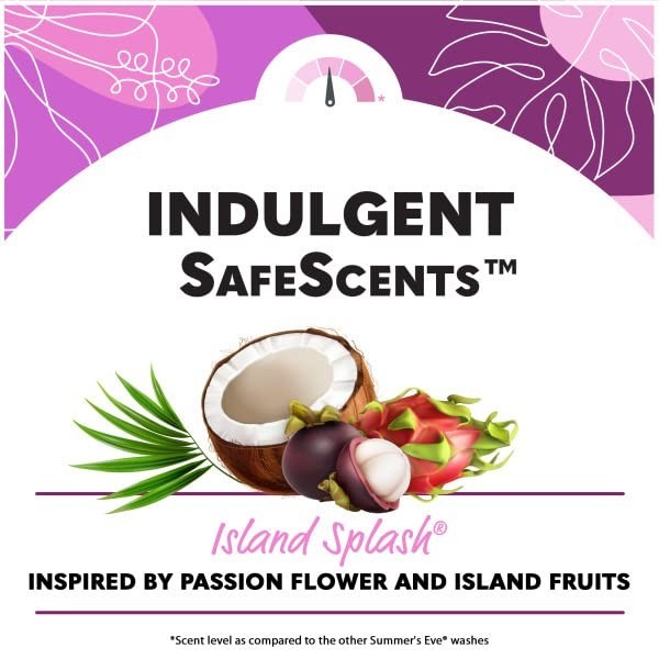 Feminine Deodorant Spray - Island Splash Scent, 2 oz, Pack of 6