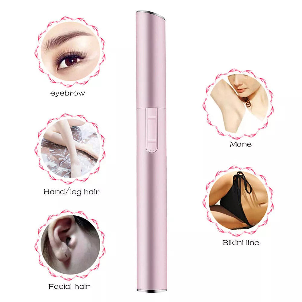 Rechargeable Nose & Eyebrow Trimmer Set for Men Women Face & Ear Grooming