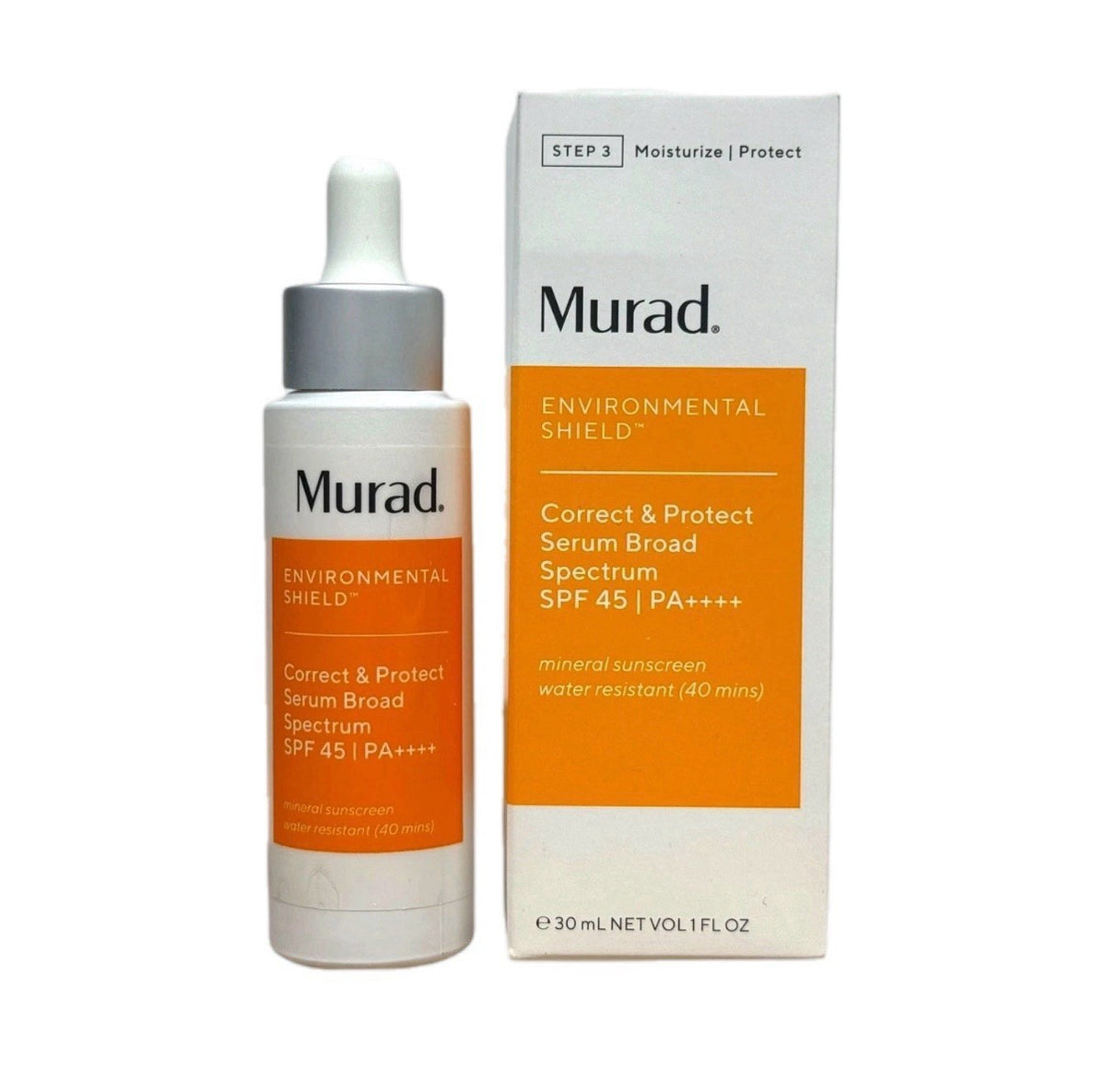 Murad Correct & Protect SPF45 Face Serum 1oz/30mL Environmental Shield