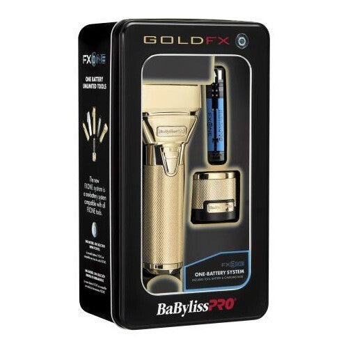 BaBylissPRO GoldFX Double Foil Electric Shaver for Professional Grooming