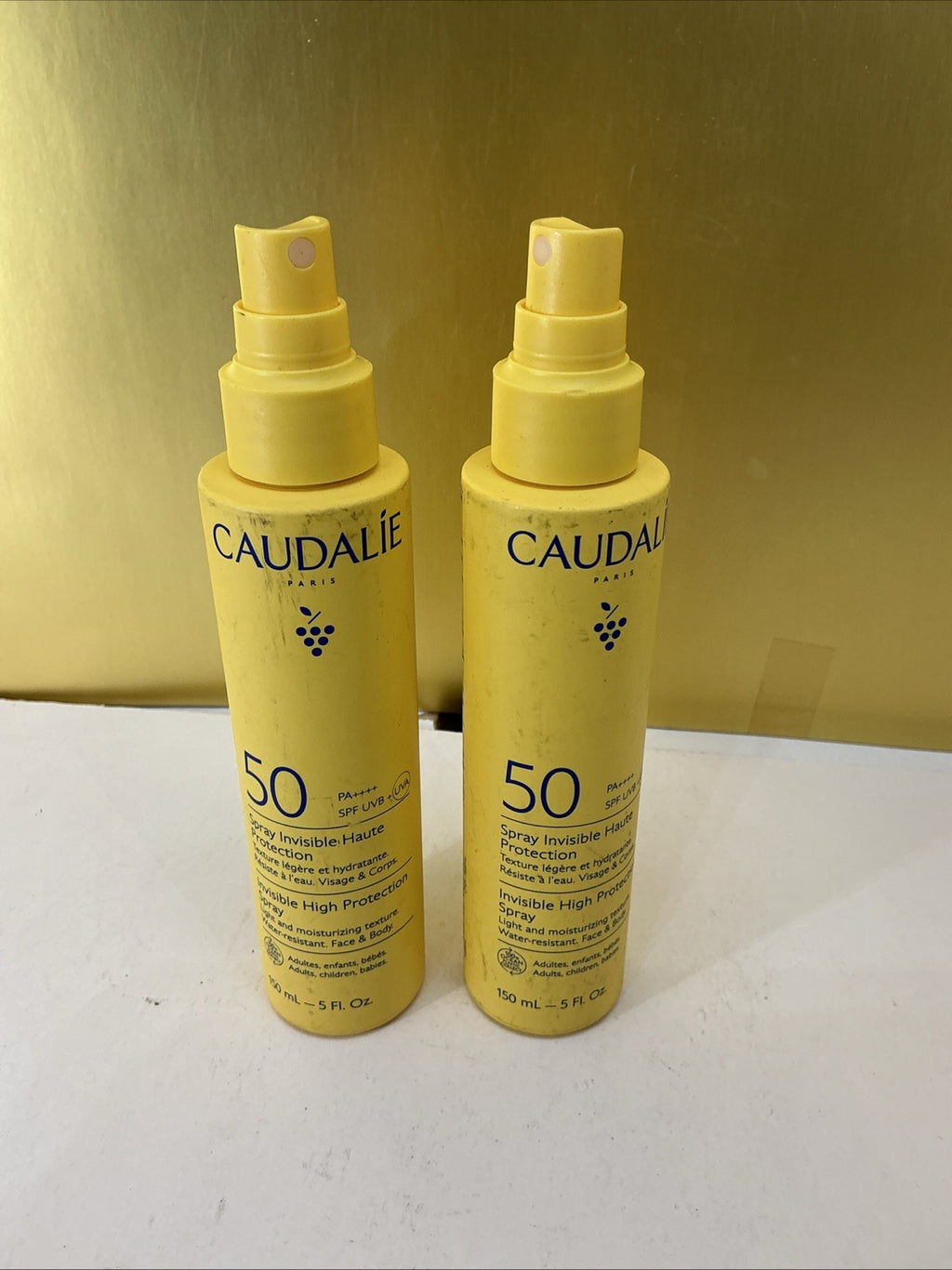 Caudalie SPF 50 High Protection Sunscreen Spray - 150ml / 5oz (2 Pack)