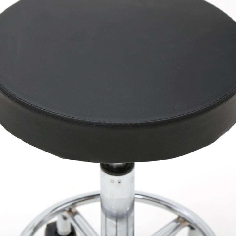 Hydraulic Height Adjustable Swivel Stool for Salon Facial Spa Black