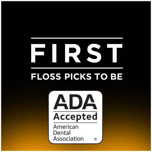 Dental Floss Picks with Mouthwash Flavor Fluoride Infused 75 Count Bags - Case of 72