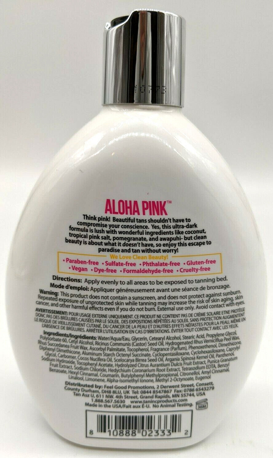 Dark Tanning Bed Lotion with Coconut & Natural Oils - 13.5 oz