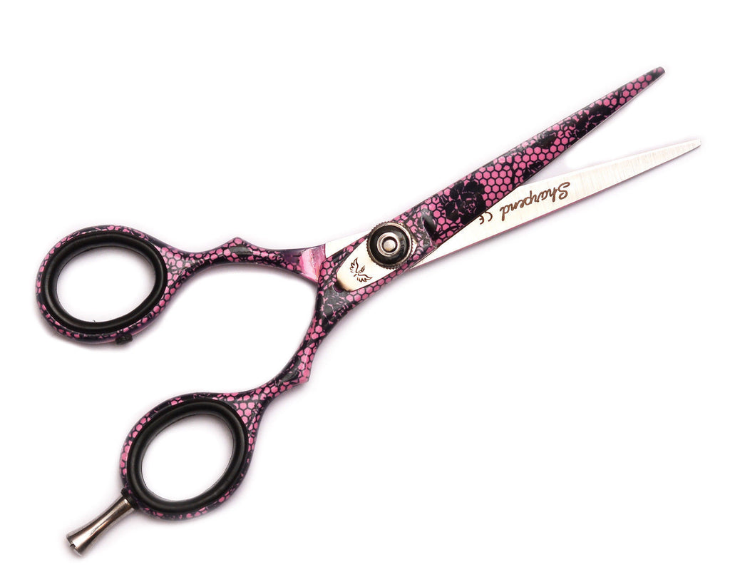 Professional Hairdressing Thinning & Cutting Scissors Set 5.5" - Purple