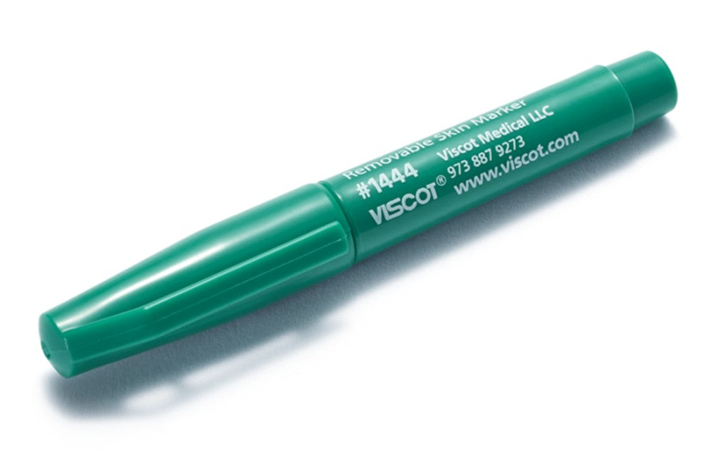 Viscot Mini EZ Removeable Skin Marker Green 10 Pack