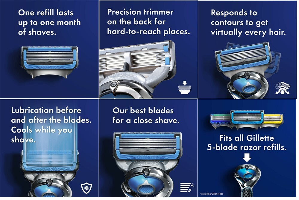 Gillette Fusion ProGlide FlexBall Razor Handle with 1 Cartridge - Men's Shaving