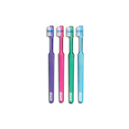 20 Soft Youth Toothbrushes Assorted Colors - 12 Pack