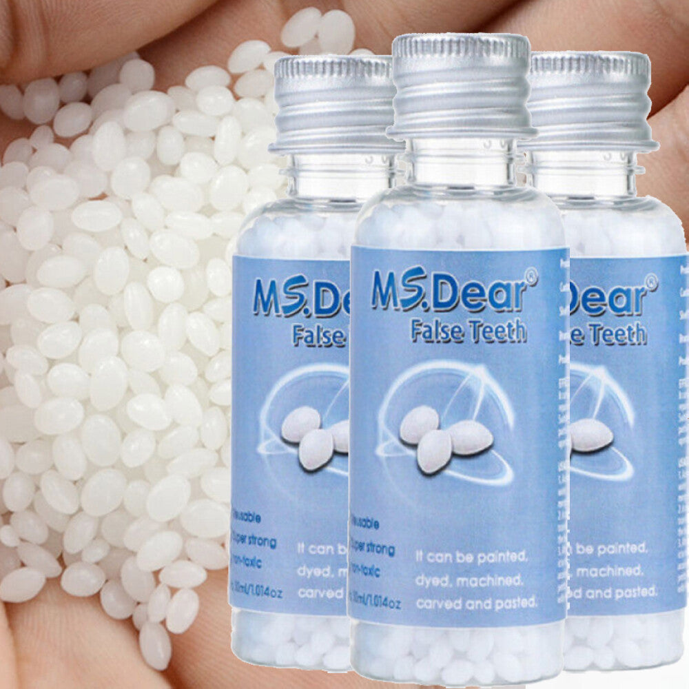 Teeth Thermal Fitting Beads Set for Temporary Tooth Repair & DIY Moldable Veneers