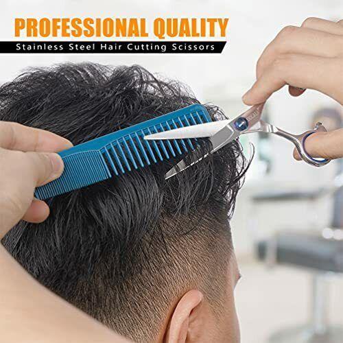 Professional Hairdressing Scissors 6.5 Inch with Comb - Salon & Home Use