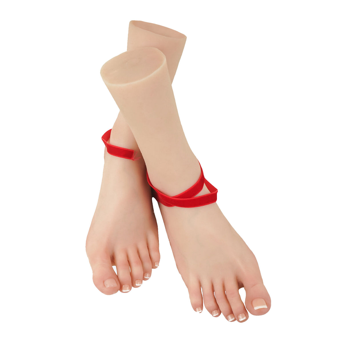 Lifelike Silicone Female Foot Model with Skeleton for Display & Photography