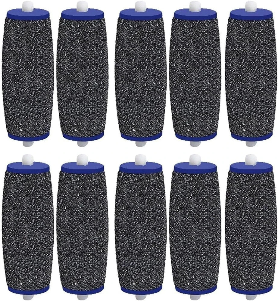 10 Pack Extra Coarse Replacement Rollers for Foot File & Pedicure Devices