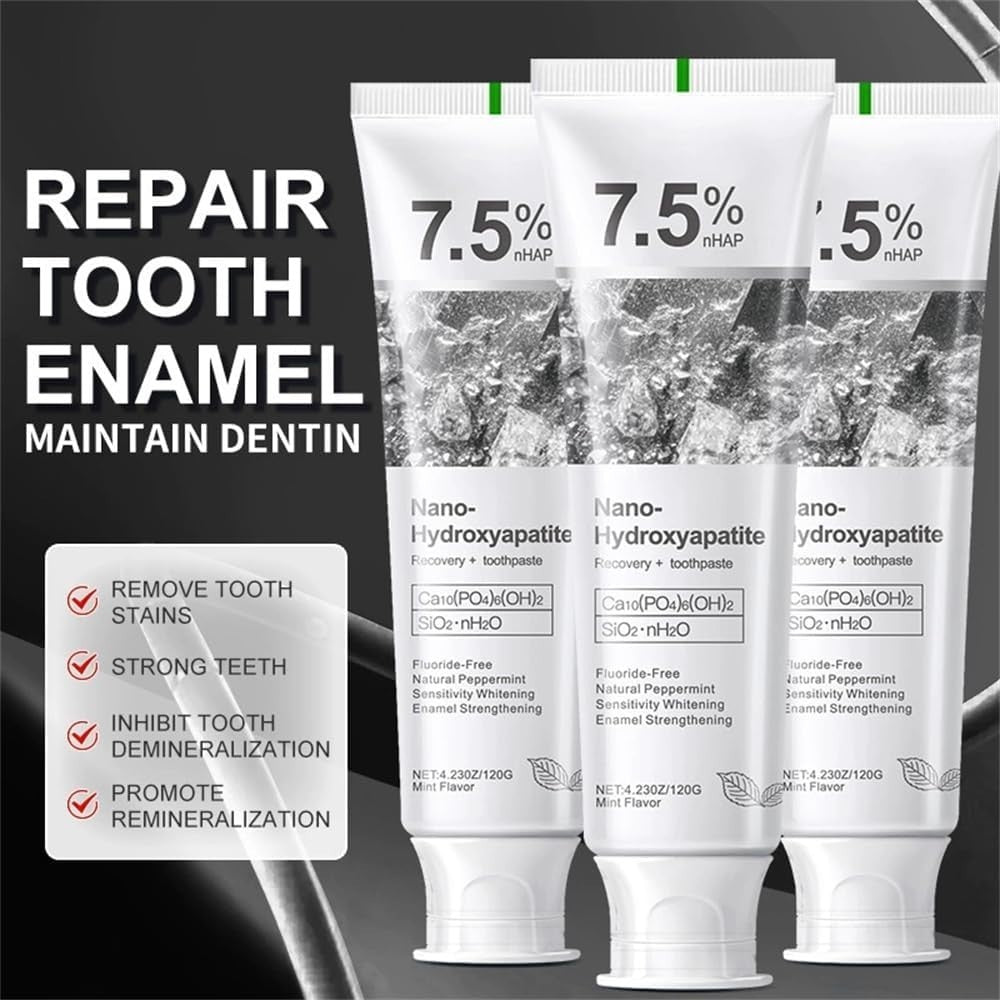 Hydroxyapatite Toothpaste for Enamel Repair and Sensitive Teeth - 7.5%