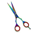 Professional German Hair Cutting Scissors 6.5 Inch Multi Color Titanium Coated Shears