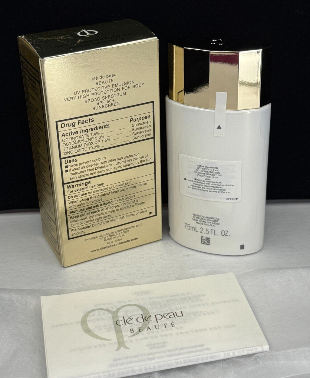 SPF 50 Body Sunscreen Emulsion - Very High Protection 2.5 oz