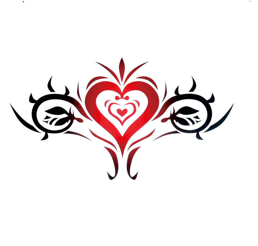 20Pcs Temporary Tattoos for Skin - Waterproof Mixed Design Stickers