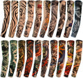 Temporary Tattoo Arm Sleeves 20Pcs Set - Sleeve Pro, Unisex Stretchable Body Art