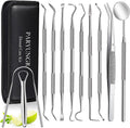 Dental Tool Set with Stainless Steel Tongue Scraper and Oral Care Kit