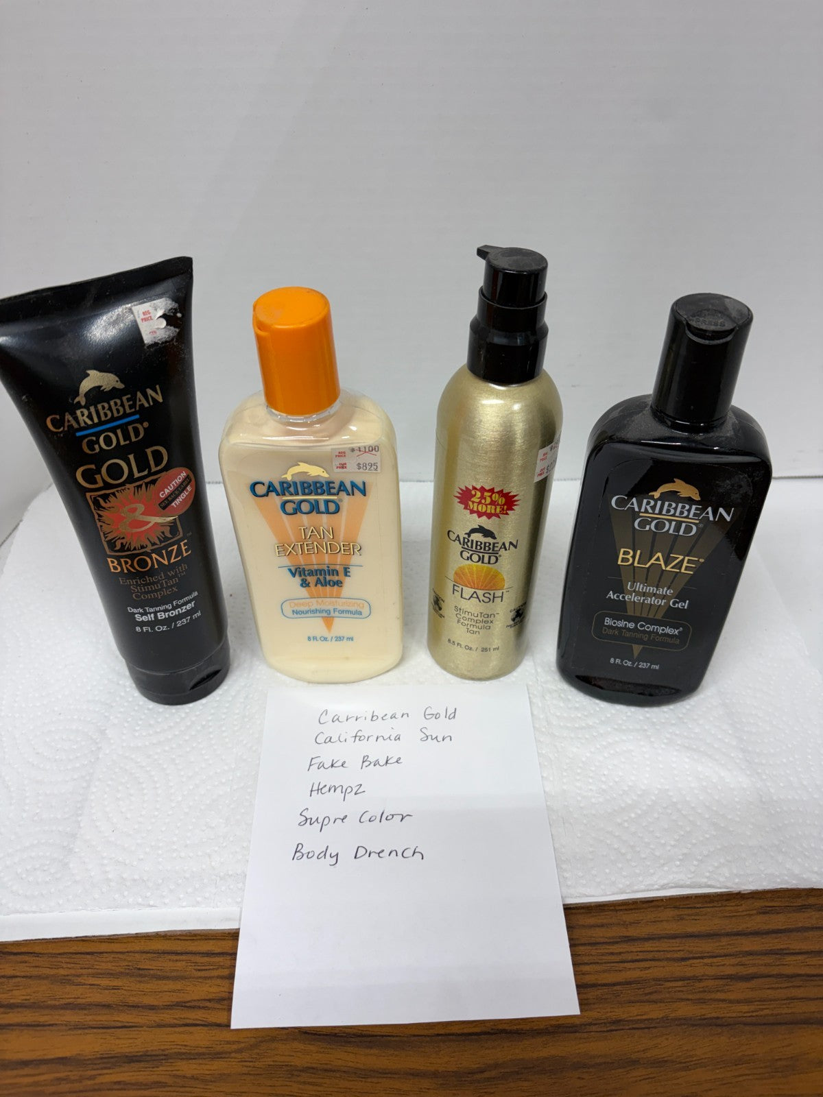 Fake Bake Supre Color Body Drench - Tanning Body Lotion, 45 Units Mix
