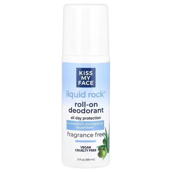 Fragrance-Free Liquid Deodorant Roll-On Pack of 6 - Natural Mineral Formula
