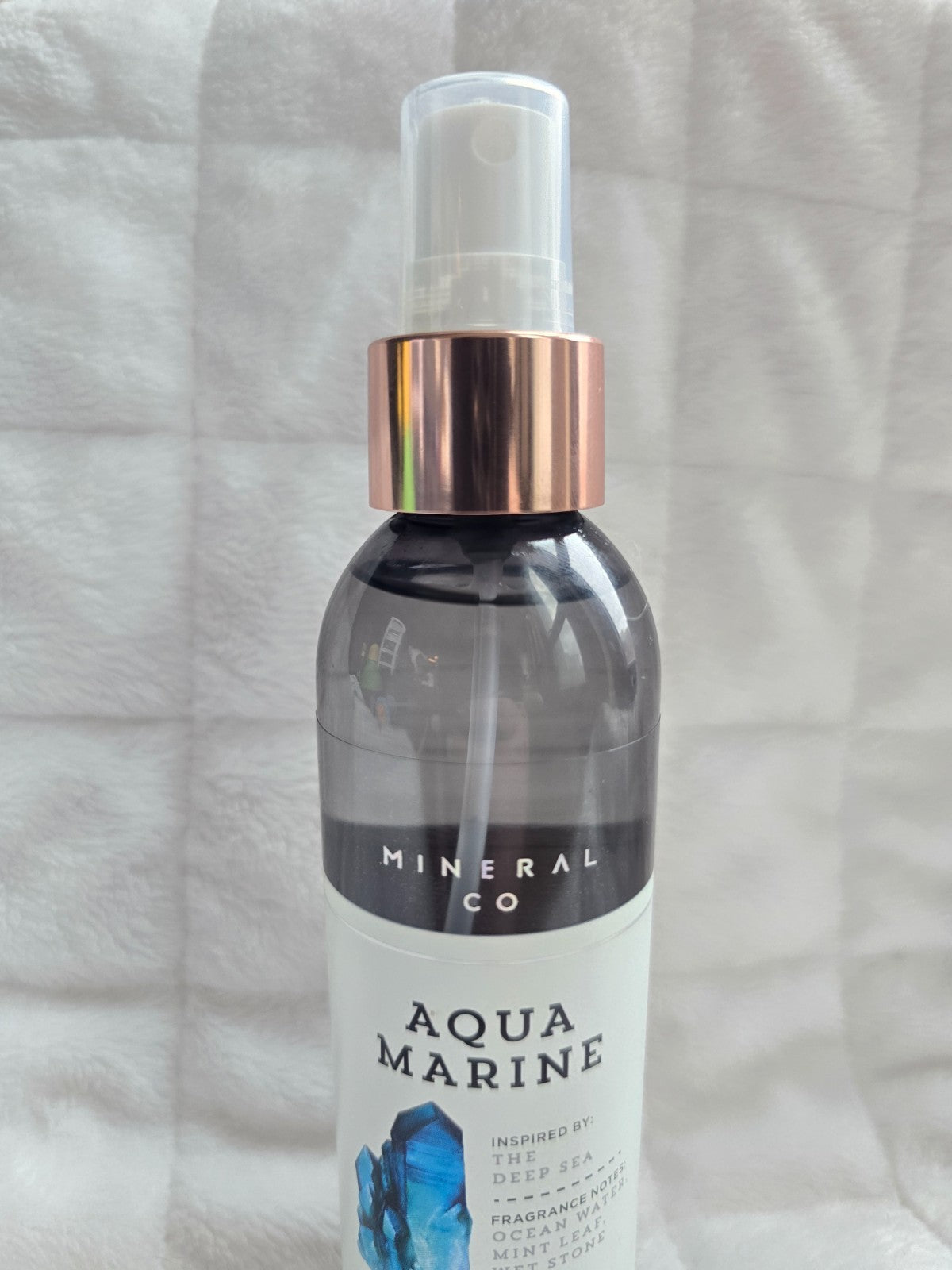 Mineral Co Aquamarine Fragrance Mist Spray - Ocean Water & Mint 6oz