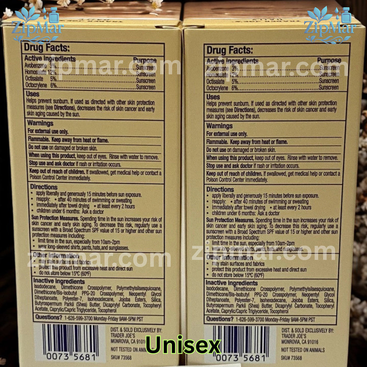 Facial Sunscreen SPF 40 - Broad Spectrum, Oil-Free, Water-Resistant, 2 Pack