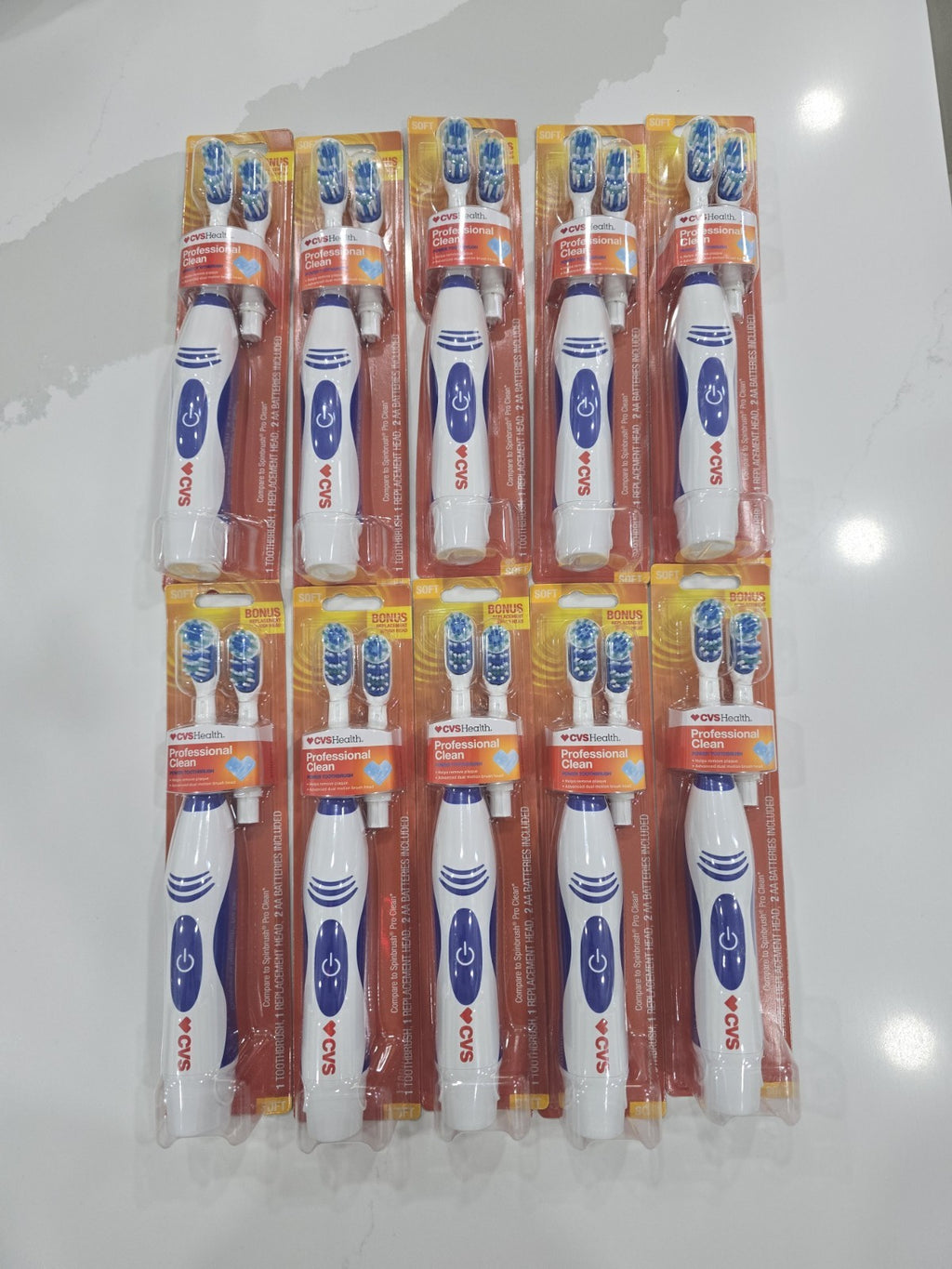 Power Soft Toothbrush Set - 10 Count, Gentle Oral Care
