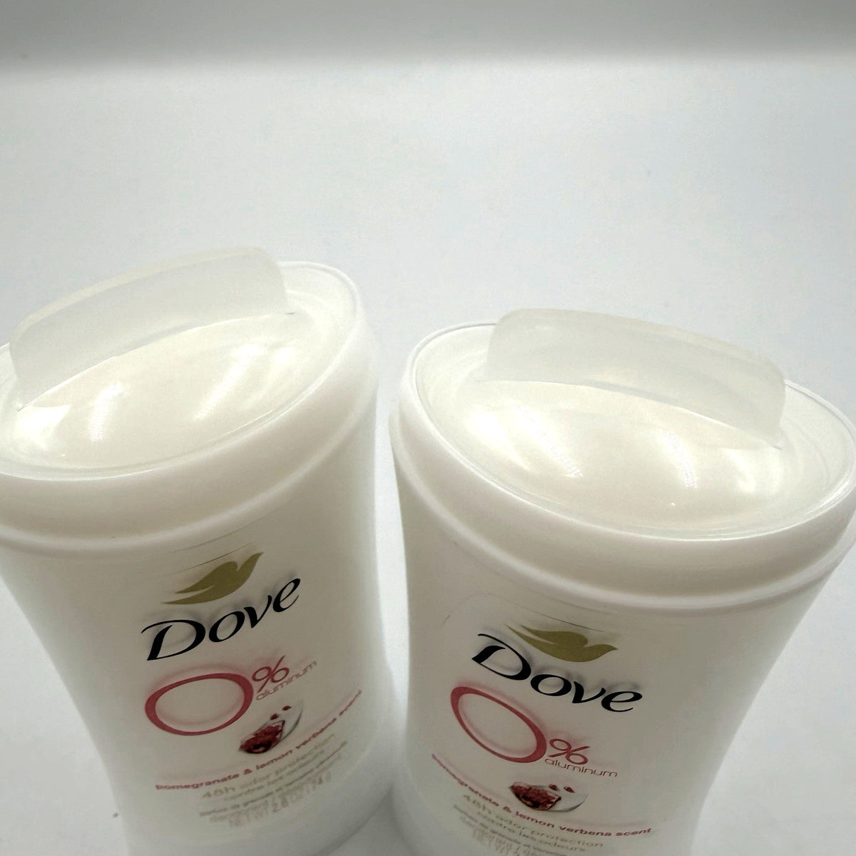 Dove Aluminum-Free Pomegranate Lemon Verbena Stick Deodorant 2.6 oz Lot of 2