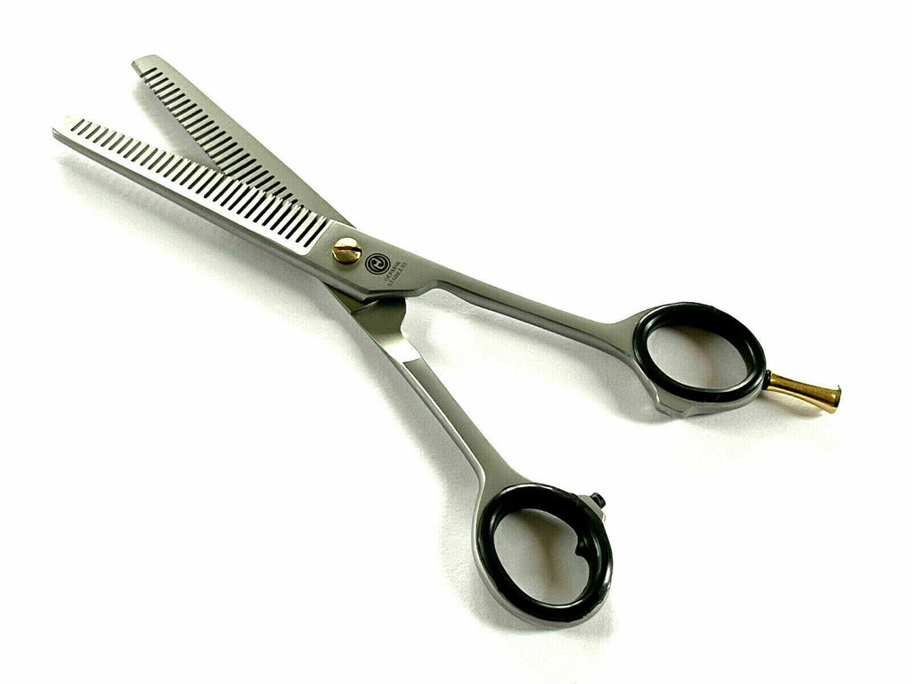 Professional 6.5 Inch Double Teeth Hair Thinning Scissors Shears for Barbers & Pet Grooming