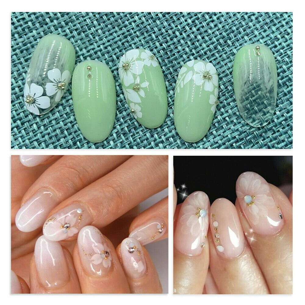 Nail Art Stickers Transfers Floral Cherry Blossom Decals Pack for Nails