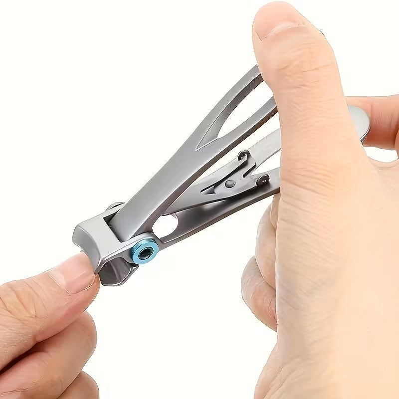 Heavy Duty Wide Jaw Toe Nail Clippers for Thick Nails - Ergonomic & Sharp