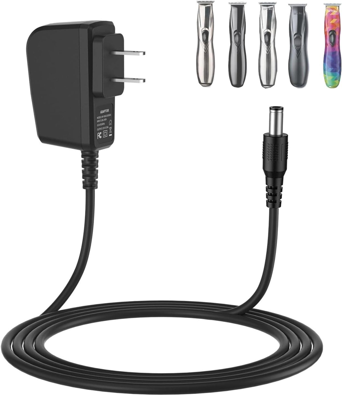 4.9V Power Charger for Andis Slimline Pro Li-Ion Trimmer D-8 32490 32400 Replacement