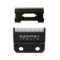 Gamma+ Double Black Diamond Carbon DLC Fixed Replacement Fade Blade for Hair Clippers