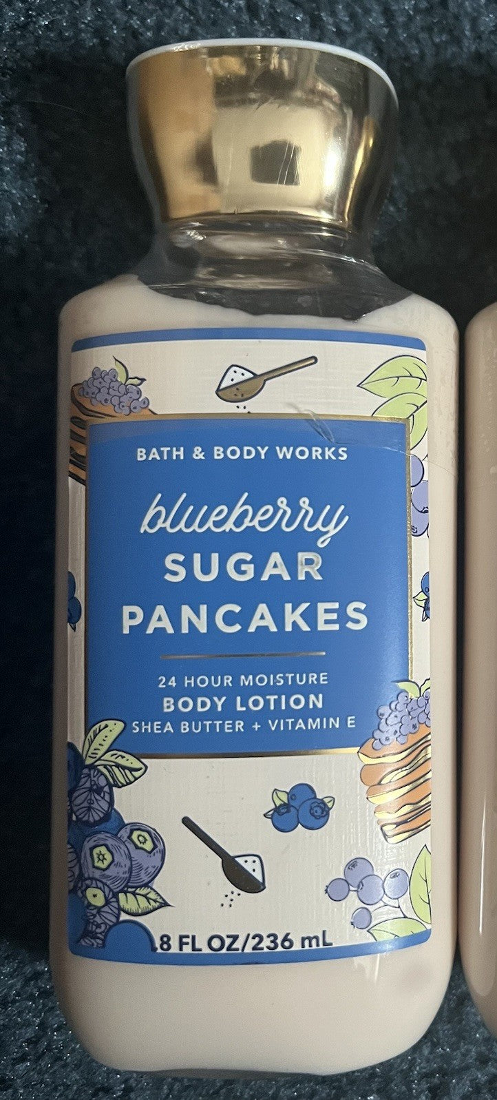 Bath & Body Works Blueberry Sugar Pancakes Body Mist & Lotion Set - Discontinued