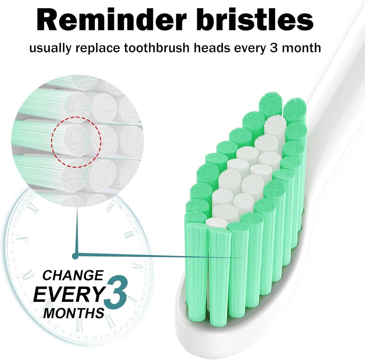 Replacement Toothbrush Heads for Philips Sonicare E-Series & Xtreme - 3 Pack